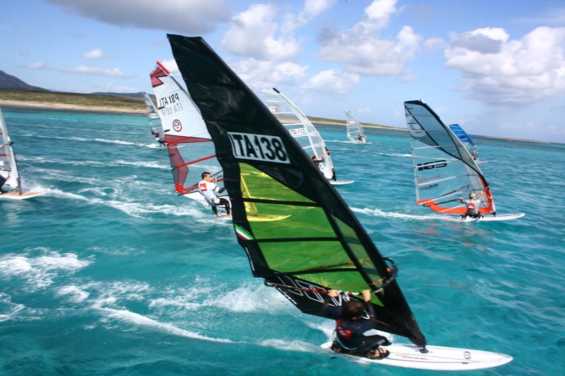 Slalom a Stintino