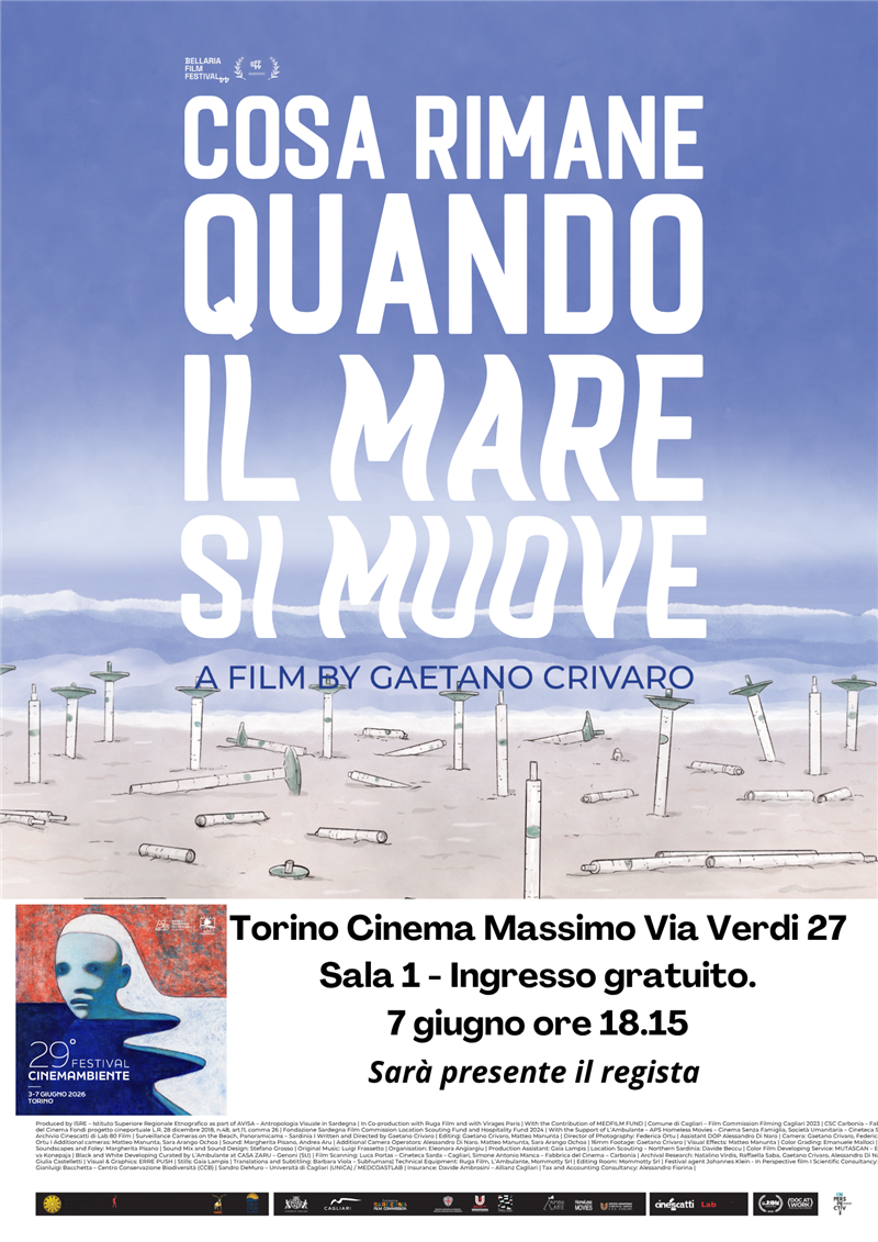 Il lato nascosto dell'estate sarda sbarca sugli schermi di Torino: il CinemAmbiente proietta l'indagine di Gaetano Crivaro