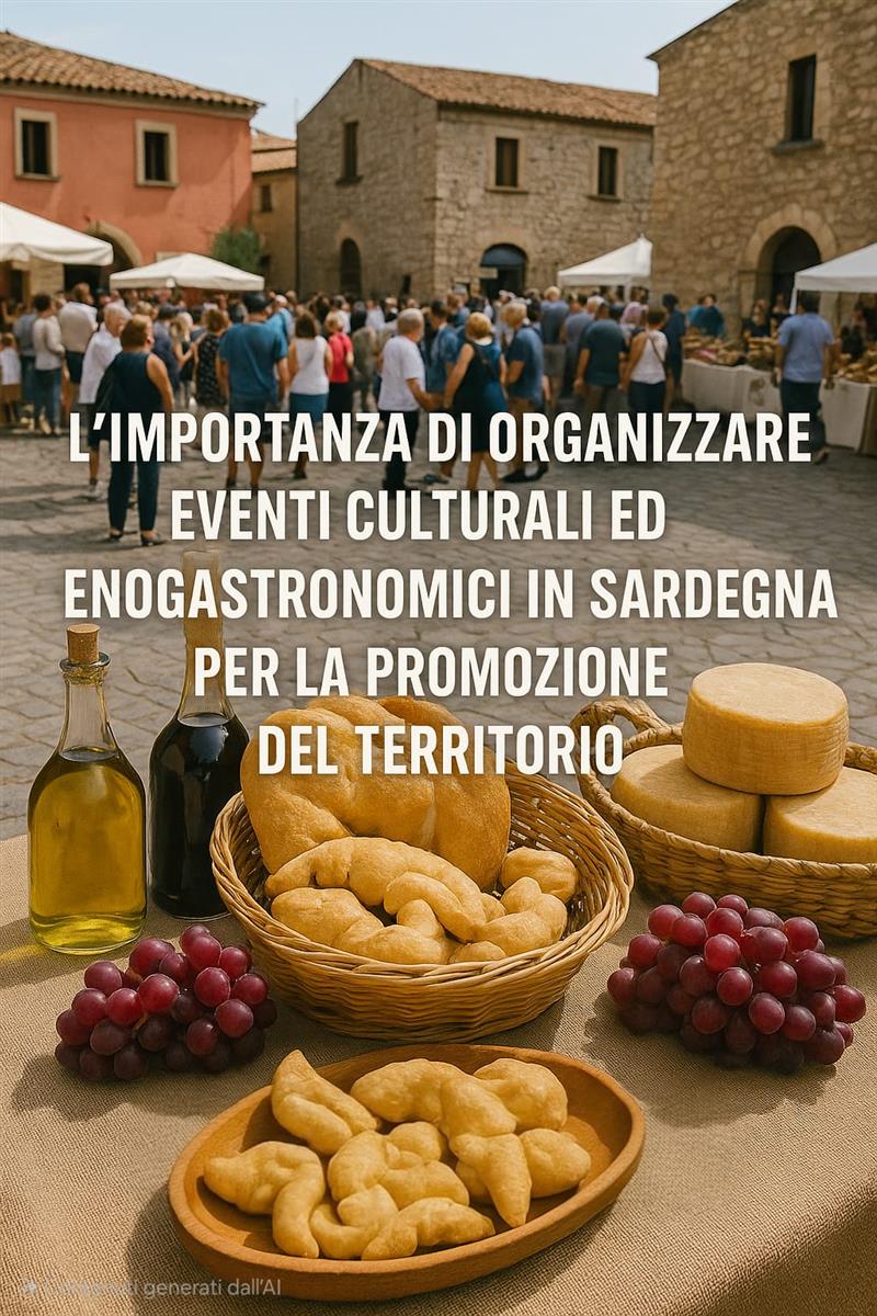 L’importanza di organizzare eventi culturali ed enogastronomici in Sardegna per la promozione del territorio