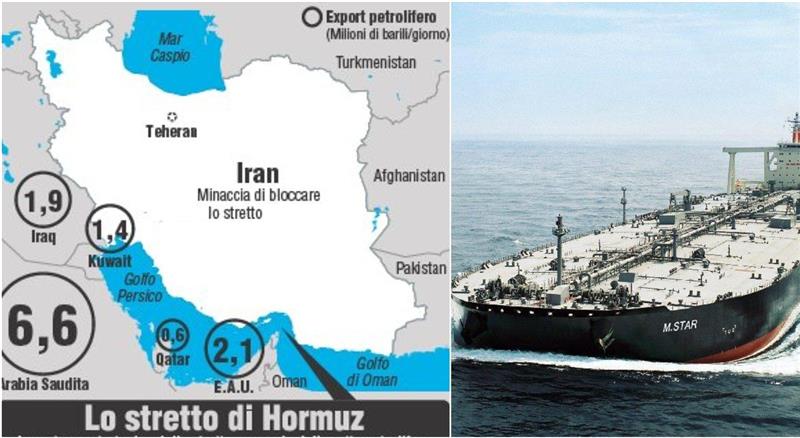 L'ombra di Hormuz sui mercati: il petrolio vola, stop alle assicurazioni per le navi nel Golfo