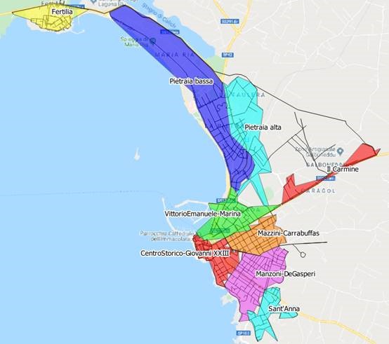 Alghero: Ingegnerizzazione della rete idrica del centro storico