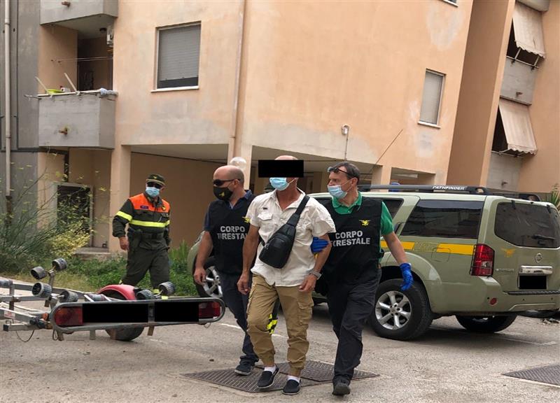 Alghero: arrestato il piromane di Maria Pia - Ben 8 tentativi di dare fuoco alla pineta - Operazione della Guardia Forestale