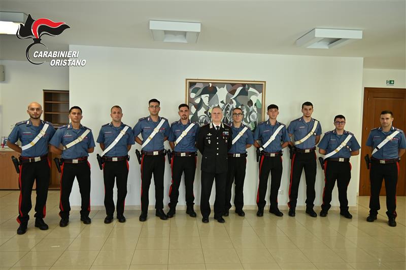 Sicurezza e prossimità: dieci nuovi Carabinieri per blindare l'estate dell'Oristanese