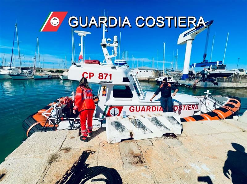 Asinara, lavoratore soccorso dalla Guardia Costiera dopo una scarica elettrica