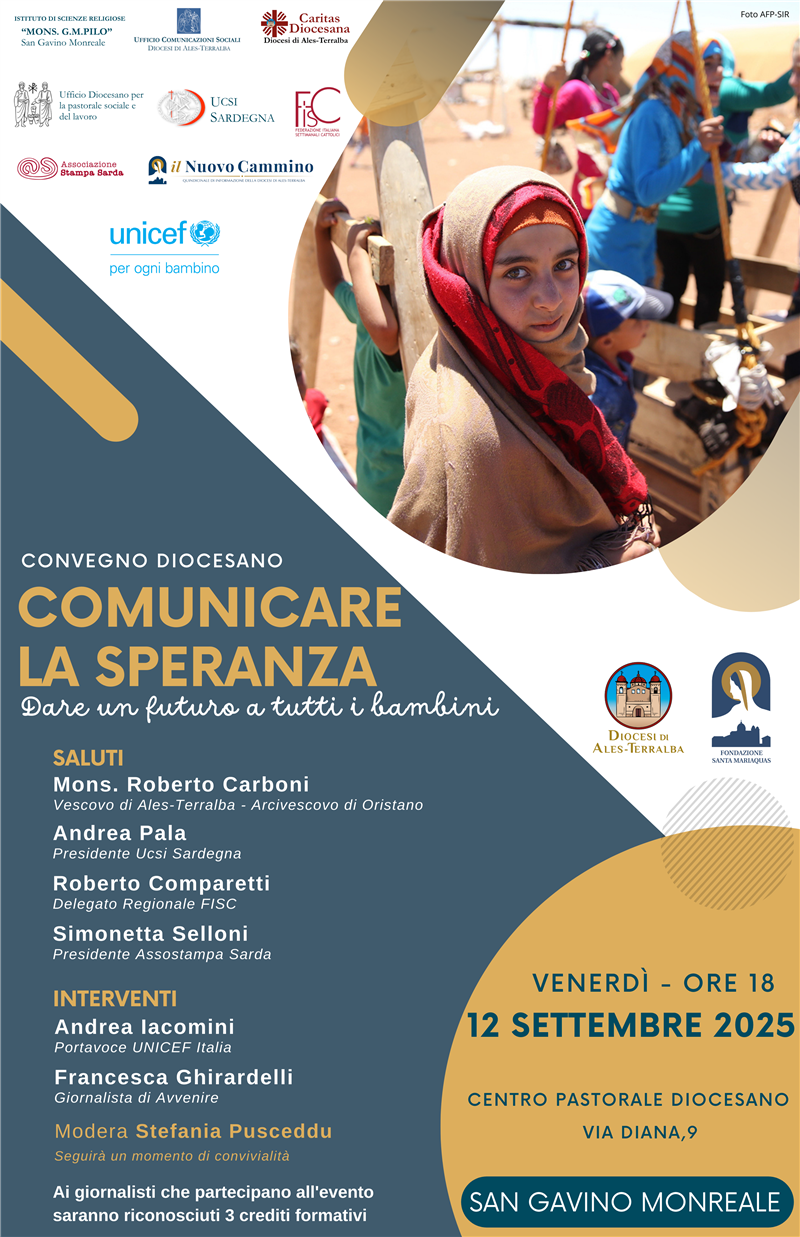 San Gavino, un convegno per comunicare la speranza nei luoghi della guerra