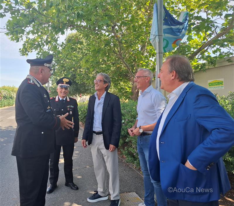 Cagliari: visita del generale Iasson al Policlinico, Serra ringrazia l'Arma