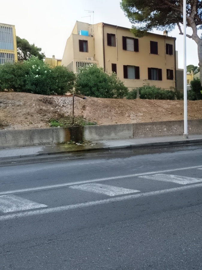 Acqua in strada a Borgo Sant