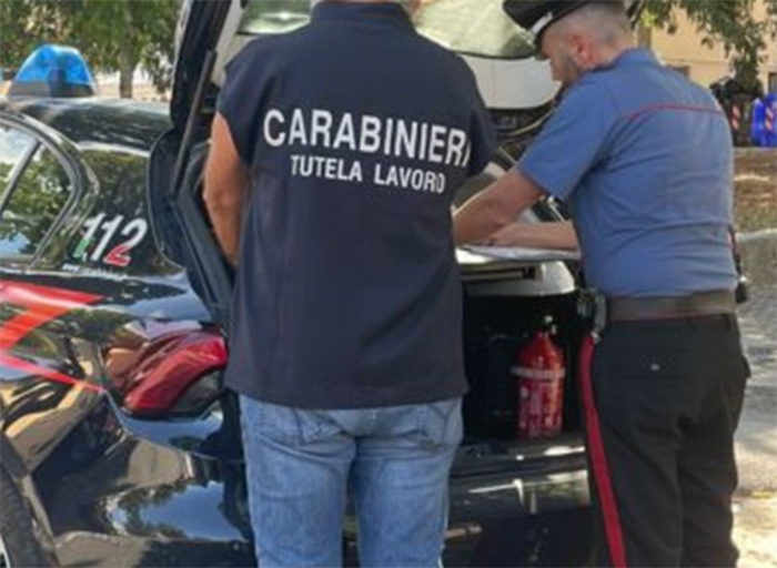Nuoro, controlli del NIL: lavoro nero e sicurezza violata, sospesa un’attività