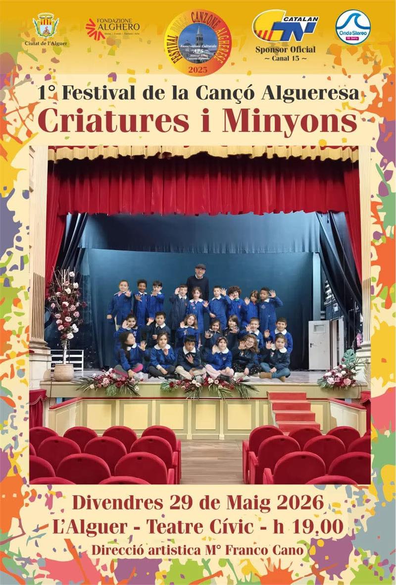 La lingua madre cantata dai bambini: a maggio la finale del primo Festival della Canzone Algherese