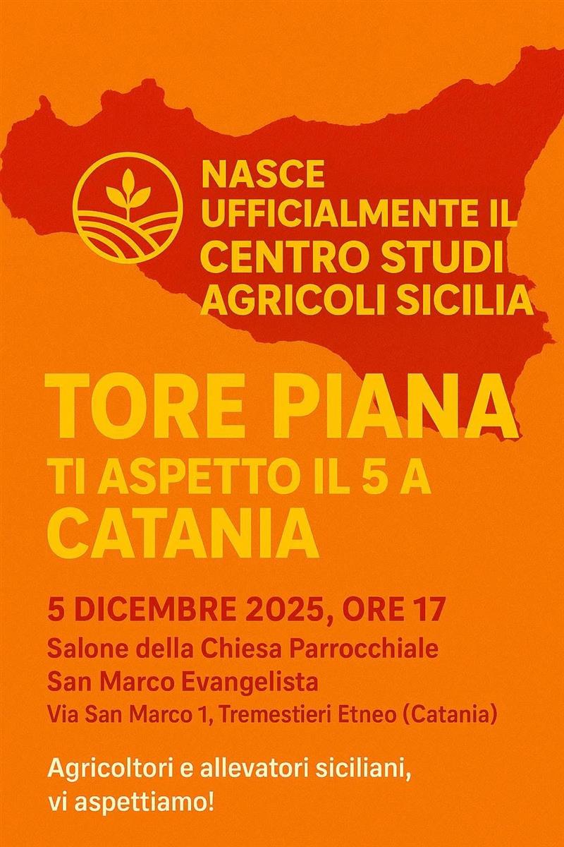 Sardegna e Sicilia unite: nasce il Patto di Federazione Sindacale del Centro Studi Agricoli