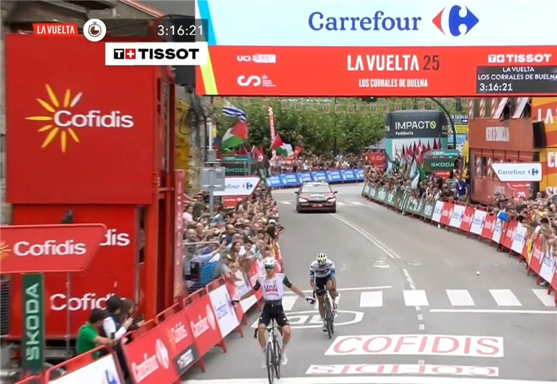 12ª Tappa vuelta 2025 | Ayuso vince in volata, la Vuelta torna a correre