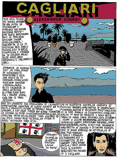 I Giganti di Mont'e Prama in un fumetto di Aleksandar Zograf: si farà conoscere la Sardegna al pubblico dei Balcani