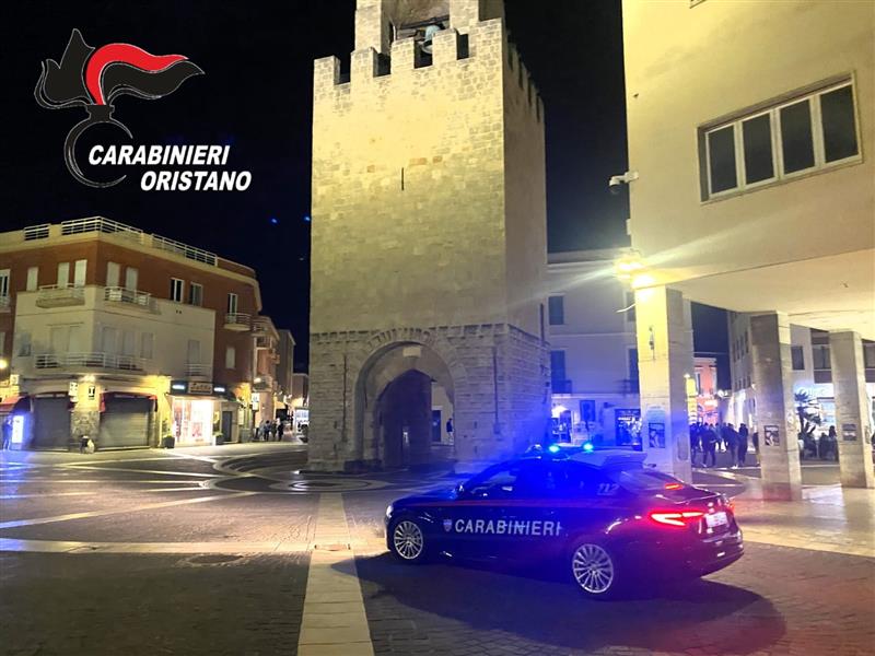 Controlli nel fine settimana nell’Oristanese: due arresti e cinque denunce.