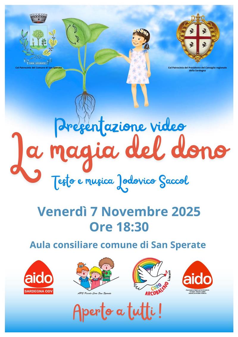 San Sperate, la magia del dono cantata dai bambini