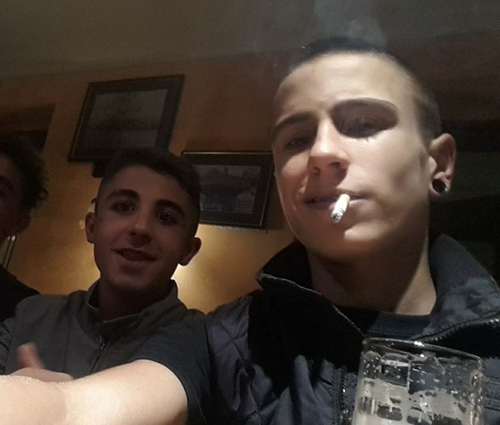 Lukas Saba, in primo piano, e Alberto Melone