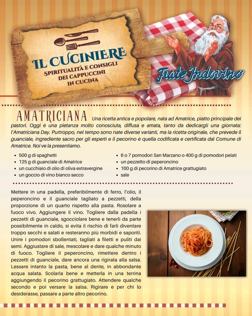 Oggi è l'Amatriciana Day!