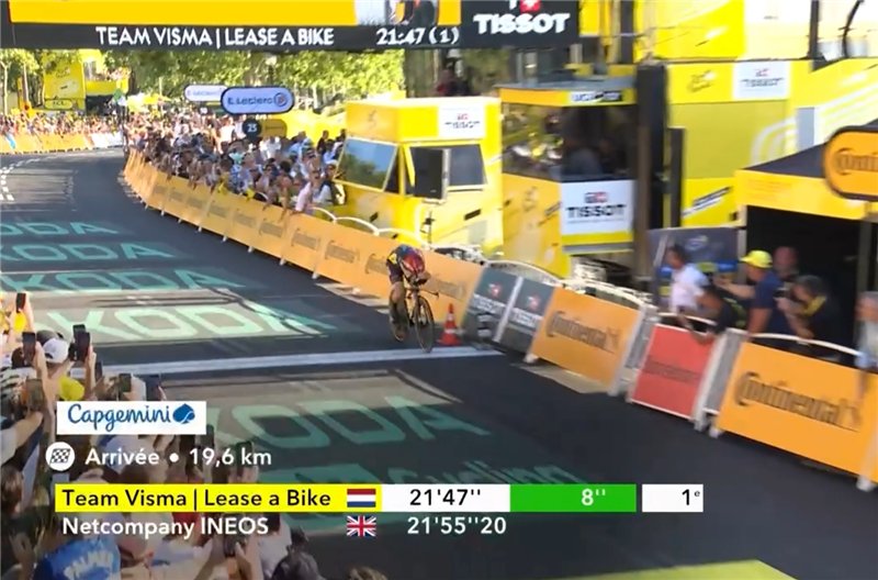 1ª Tappa Tour de France 2026 – La Visma incorona Vingegaard a Barcellona, Ganna sfiora la gialla