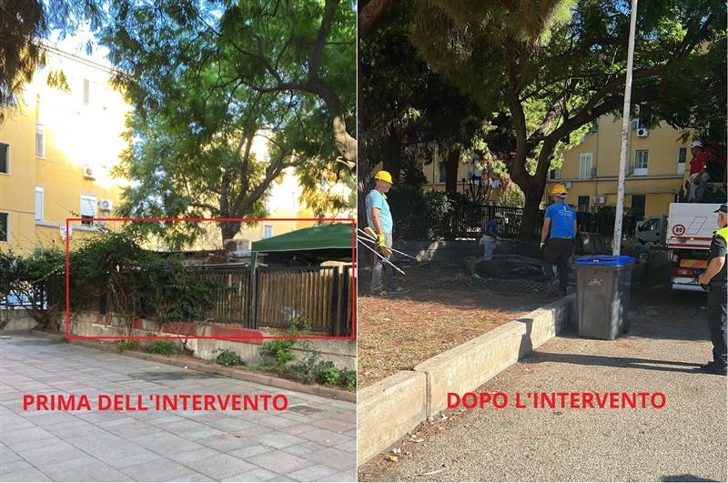 Cagliari: Restituita alla collettività la piazza Medaglia Miracolosa dopo l