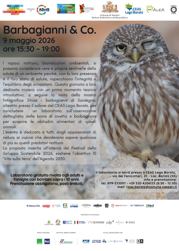 I predatori della notte svelano la salute del lago di Baratz: sabato un pomeriggio per studiare le prede di civette e barbagianni