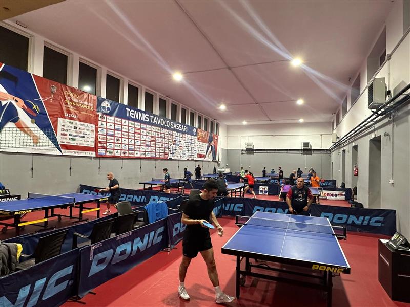 Tennistavolo Sassari: sedici squadre in campo, dal sogno A1 alla passione della serie D