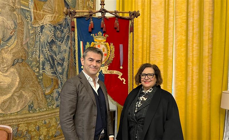 In visita a Palazzo Bacaredda la nuova prefetta di Cagliari, Paola Dessì