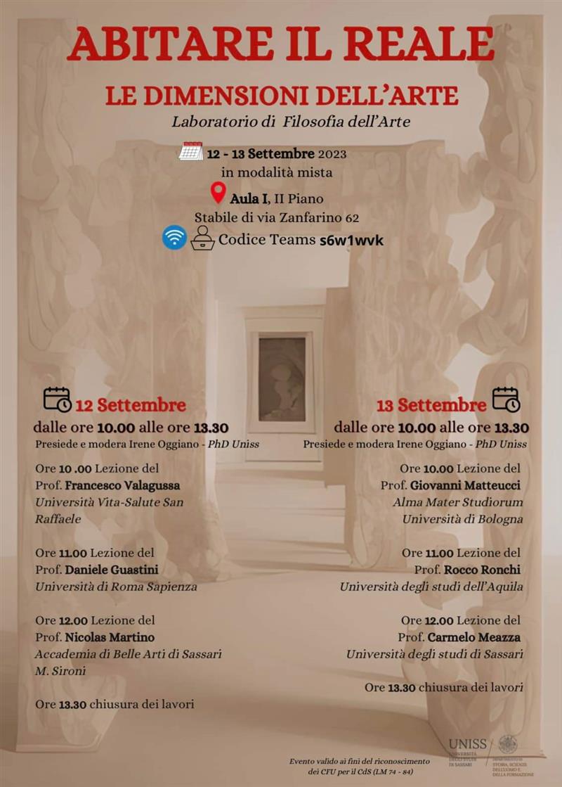 "Abitare il reale - Le dimensioni dell’arte": Uno sguardo critico sul mondo della filosofia dell'arte