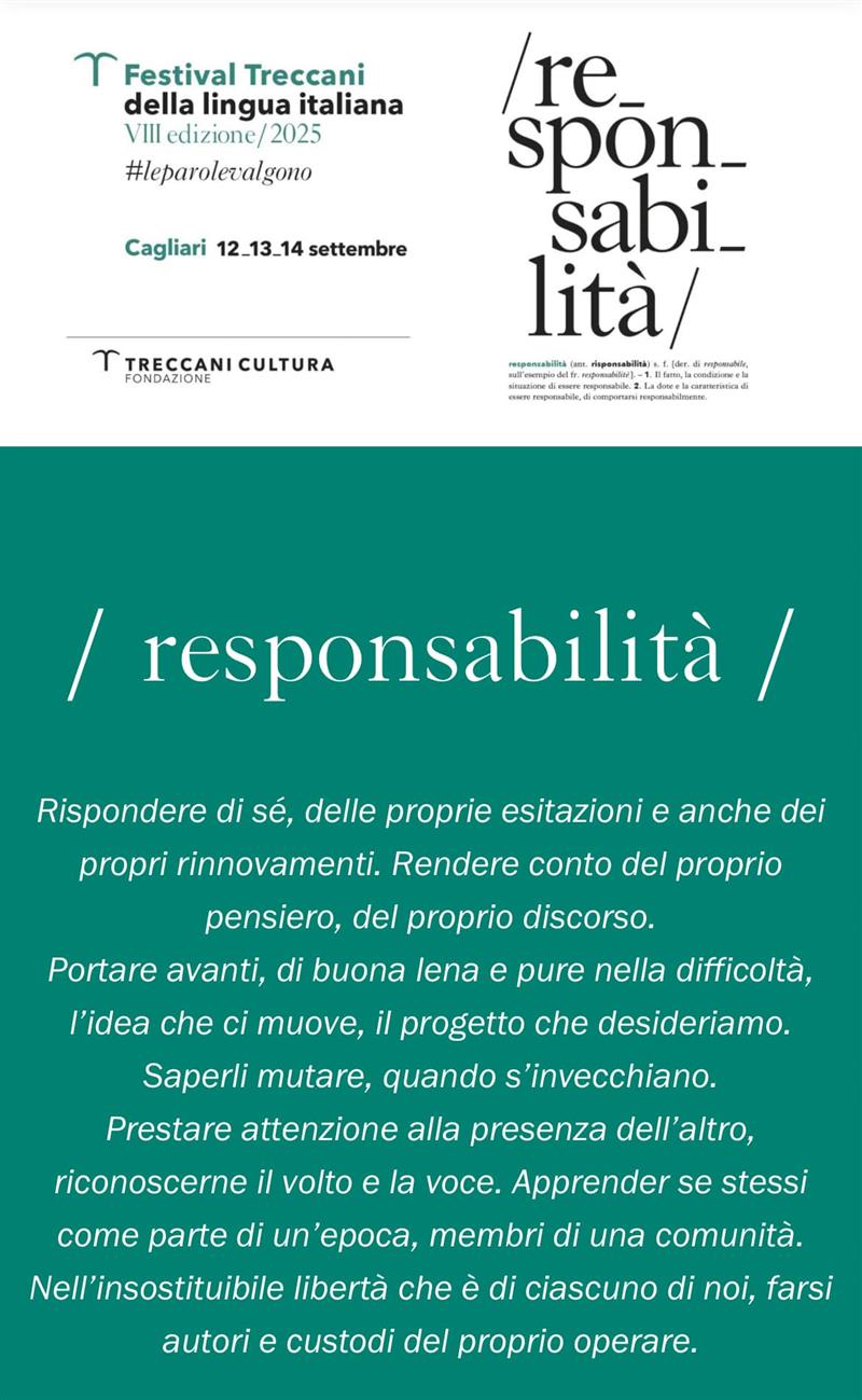 Cagliari ospita il Festival Treccani della Lingua Italiana
