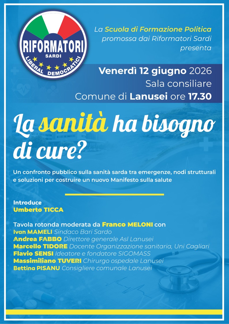 La crisi degli ospedali sardi al centro del dibattito: la scuola dei Riformatori fa tappa a Lanusei per ridisegnare le cure