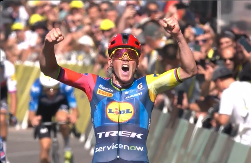 4ª Tappa Tour 2026: Capolavoro Lidl-Trek a Foix con Pedersen, Træen in maglia gialla sogna in grande