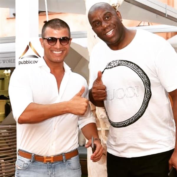 Alghero Notizie - Anche "Magic" Johnson al compleanno di Billionaire