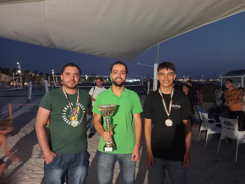 Alghero, successo di partecipazione per la terza tappa del Summer Beach Chess