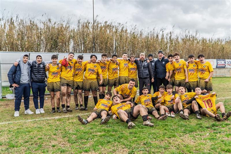 Amatori Rugby Alghero U18, campioni con onore: pochi avversari, ma molto cuore