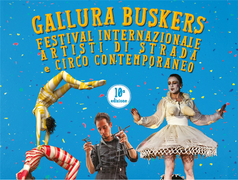 Dal 13 al 16 luglio 2022 ritorna il Gallura Buskers Festival_X edizione