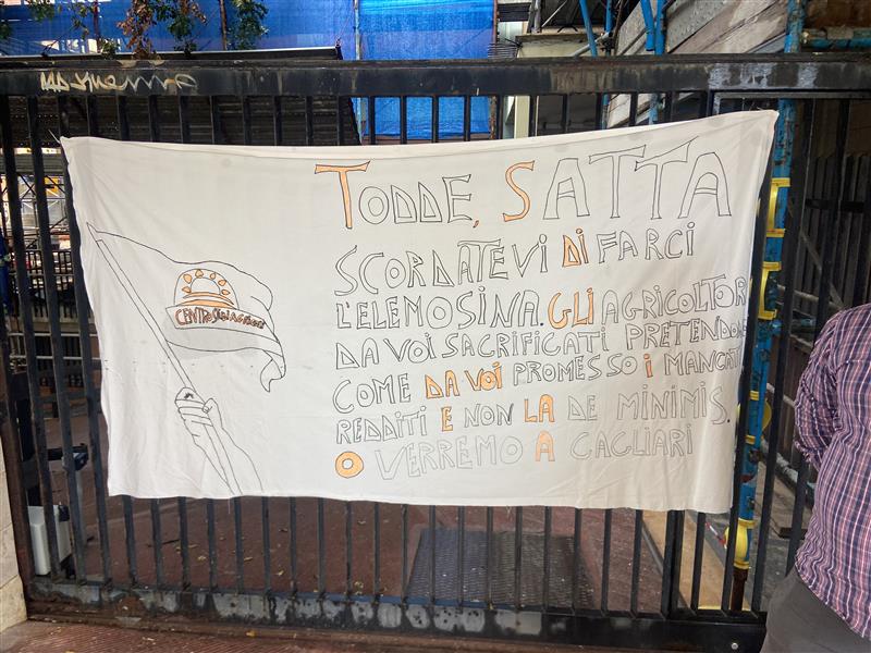 Nurra, protesta del Centro Studi Agricoli sotto il Consorzio di Bonifica