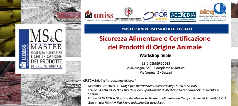 Sicurezza alimentare di origine animale: sabato la conclusione del Master