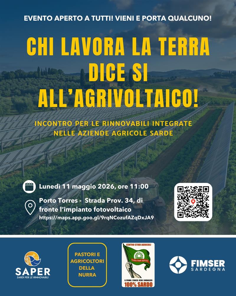 Gli agricoltori smontano la crociata della Todde: contro le pale eoliche servono leggi e non slogan