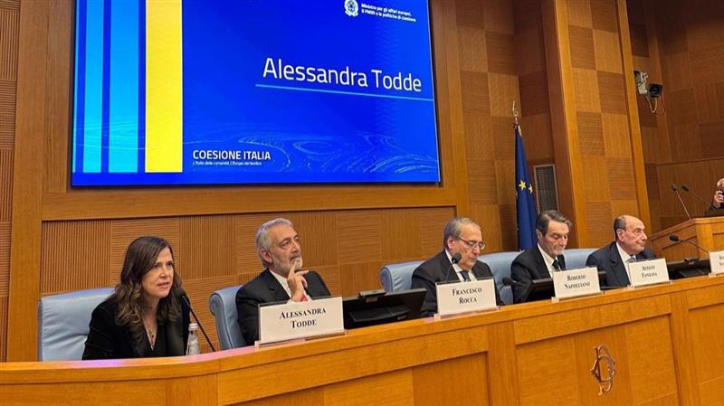 Politiche di coesione, Todde a Roma: “La Sardegna presenta il suo nuovo modello di sviluppo. La coesione è crescita reale per i territori”