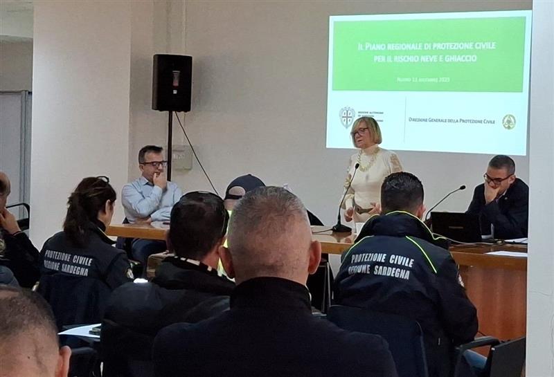 Protezione civile: l’assessora Laconi a Nuoro per presentare il Piano neve destinato ai Comuni montani