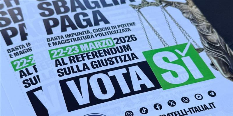 Giustizia, Fratelli d’Italia Sassari mobilitata per il referendum: i prossimi appuntamenti