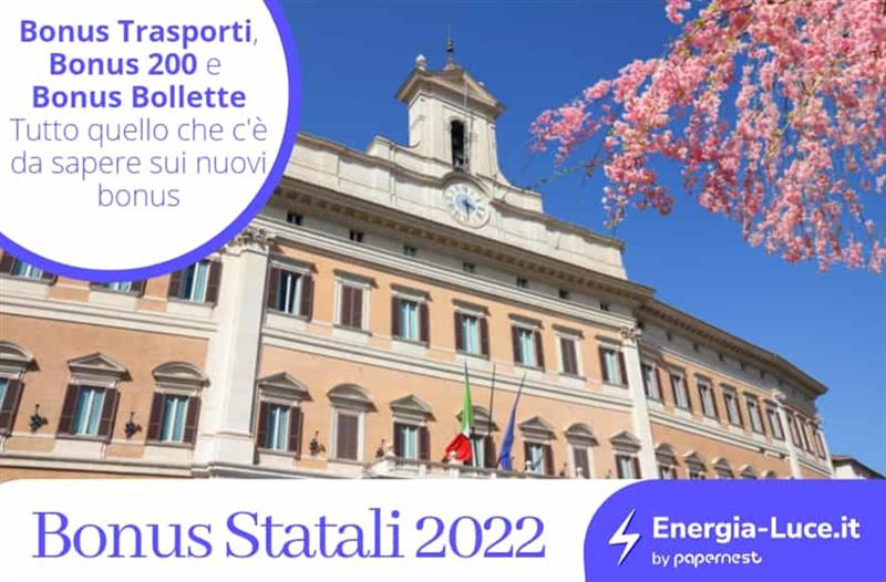 I nuovi Bonus Maggio 2022! Bonus 200 euro, Trasporti e Bolletta