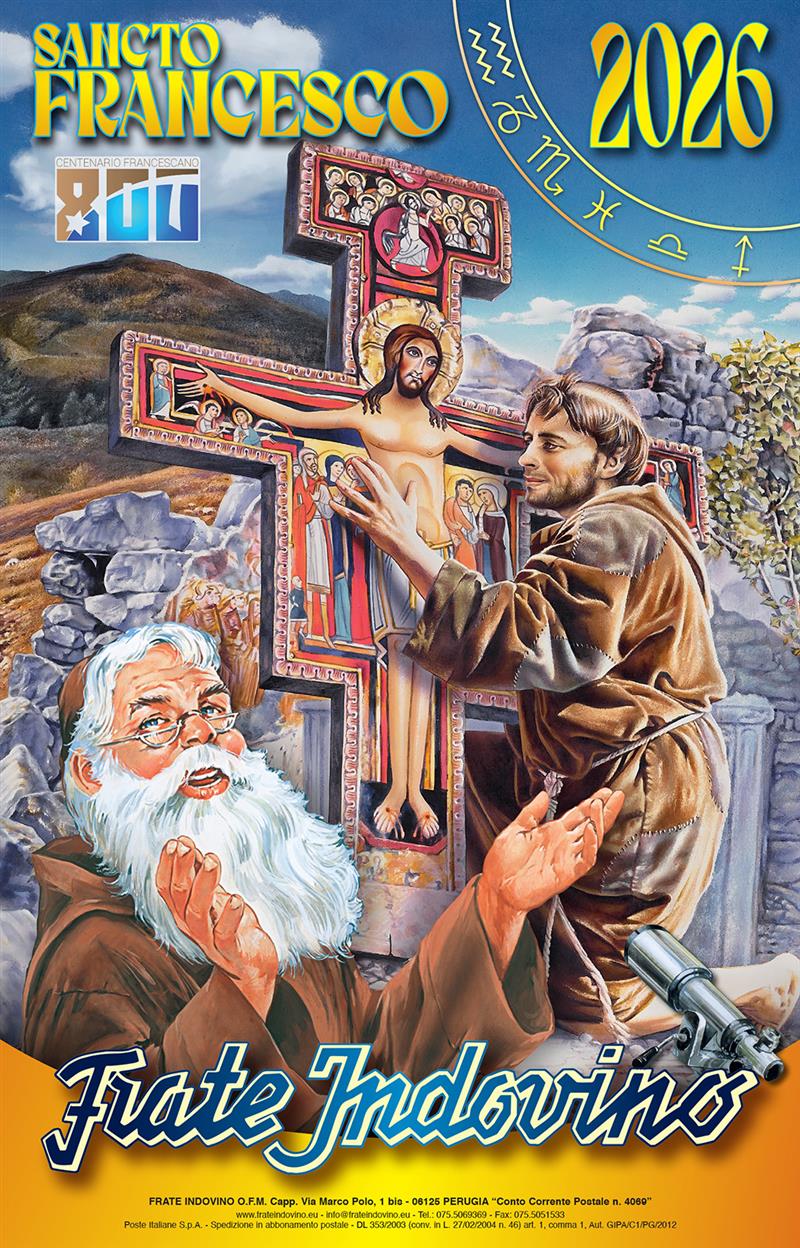 Frate Indovino presenta il Calendario 2026: un viaggio tra poesia, spiritualità e tradizione nel segno di San Francesco