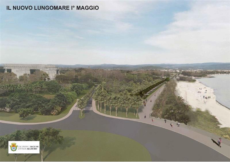 Alghero, presentato il nuovo fronte mare: la Giunta Cacciotto prosegue il progetto avviato dall’Amministrazione Conoci