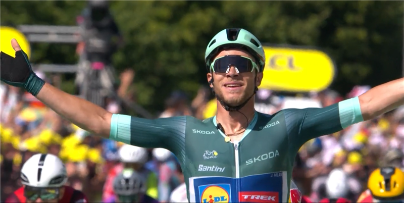 Il digiuno di vittorie al Tour che durava dal 2019 si ferma con la vittoria e l