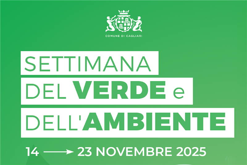 Dal 14 al 23 novembre a Cagliari la prima Settimana del Verde e dell