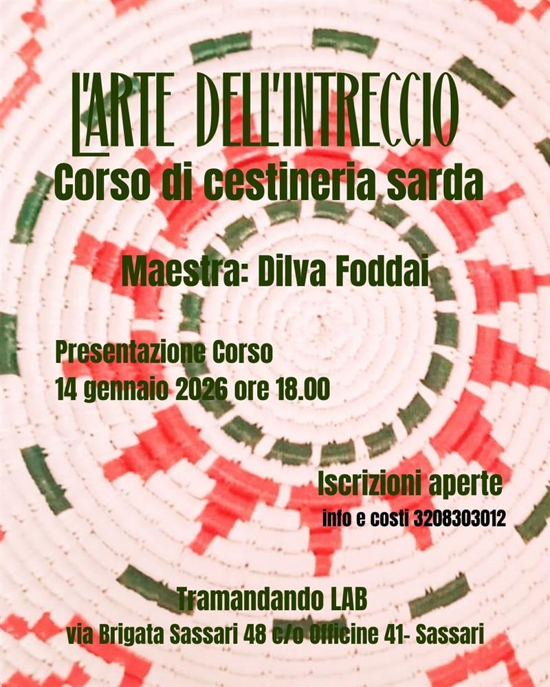 La spirale del tempo e la sapienza delle mani: a Sassari l’intreccio si fa memoria viva