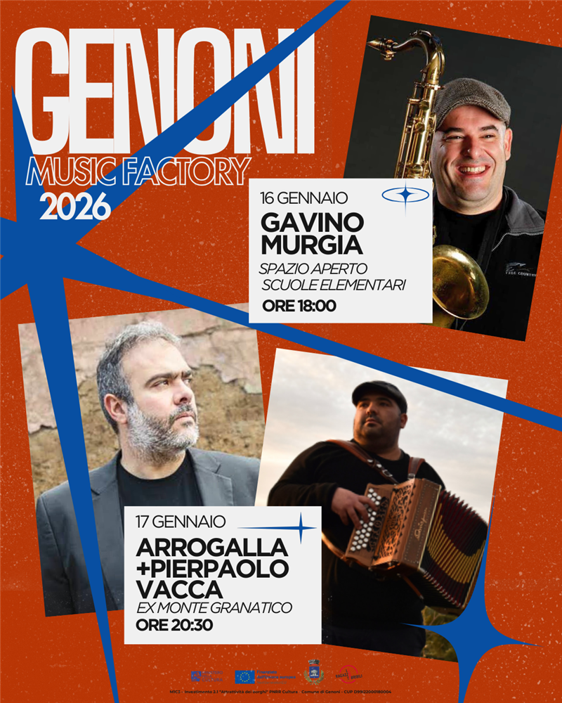 Genoni alza il volume: jazz ed elettronica per la rinascita del borgo. Arrivano Murgia, Arrogalla e Vacca