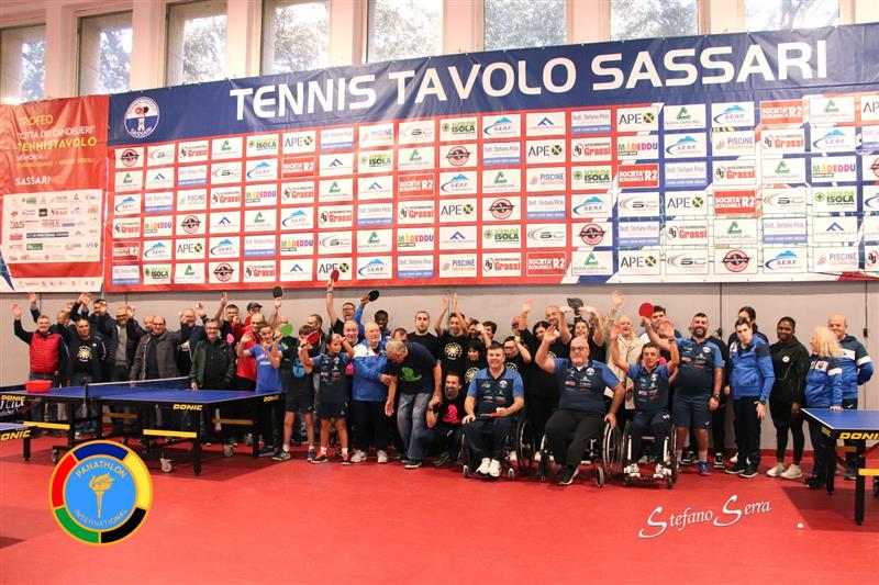 A Sassari il ping pong diventa scuola di vita: la giornata per la disabilità