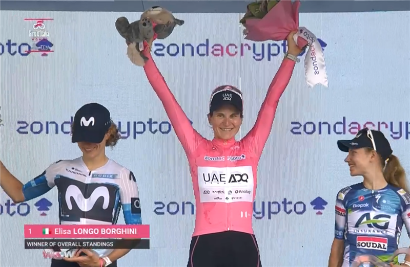 È ANCORA LEI LA REGINA IN ROSA: ELISA LONGO BORGHINI DOMA IL GIRO D’ITALIA WOMEN 2025