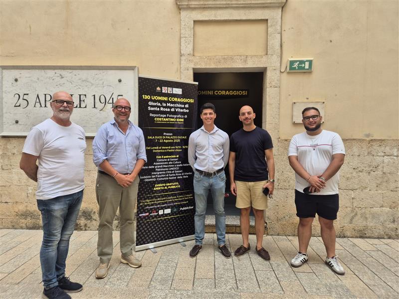 Sassari, Mauro Rotelli alla mostra sul Trasporto della Macchina di Santa Rosa: “Tributo a tradizioni e valore identitario”