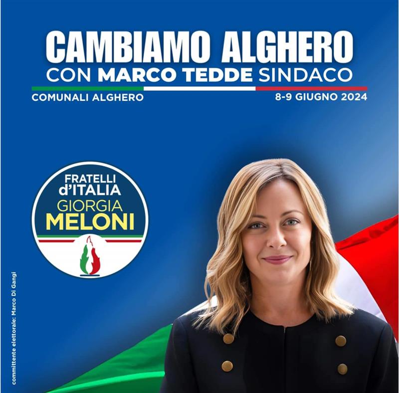 Fratelli d’Italia ad Alghero: Sostegno leale a Marco Tedde per le prossime elezioni comunali